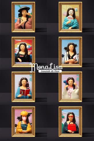 Mona Lisa Mini Figures